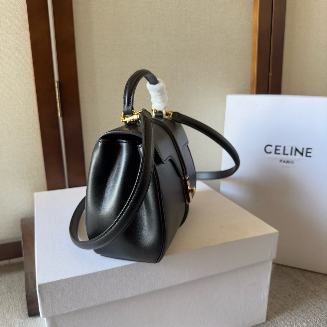 CELINE Luxury 16 mini Satin Cow Leather Handbag