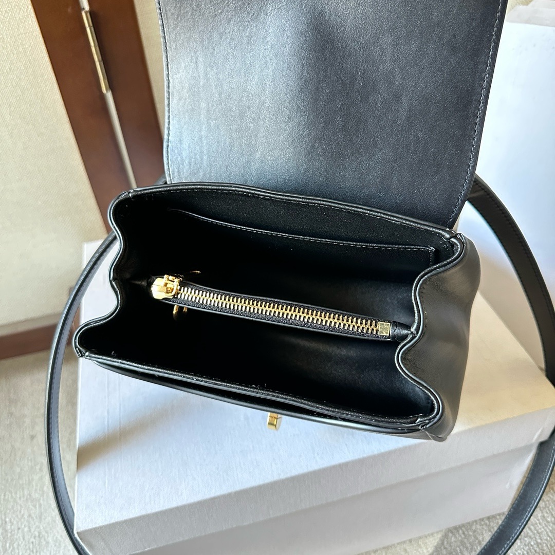 CELINE Luxury 16 mini Satin Cow Leather Handbag