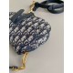 DIOR Mini CD Saddle Bag with Strap