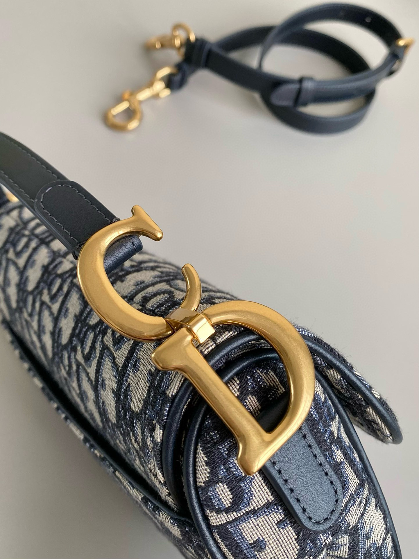 DIOR Mini CD Saddle Bag with Strap