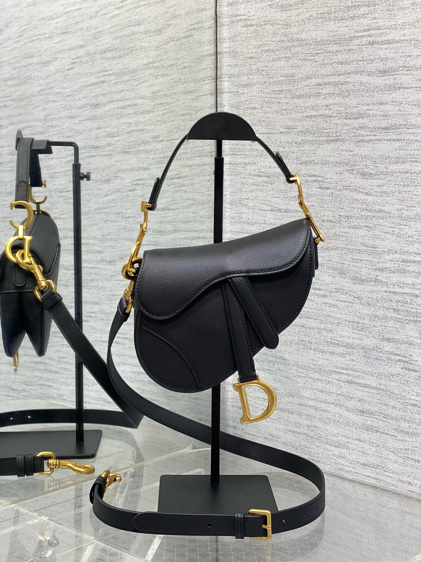 DIOR Mini CD Saddle Bag with Strap