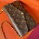 Louis Vuitton POCHETTE FELICIE Chain Bag